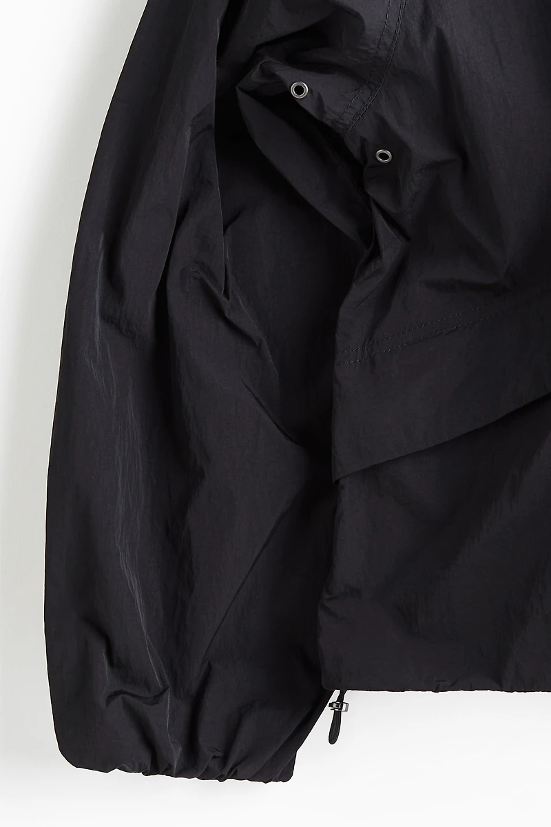 Loose-Fit Nylon Windbreaker