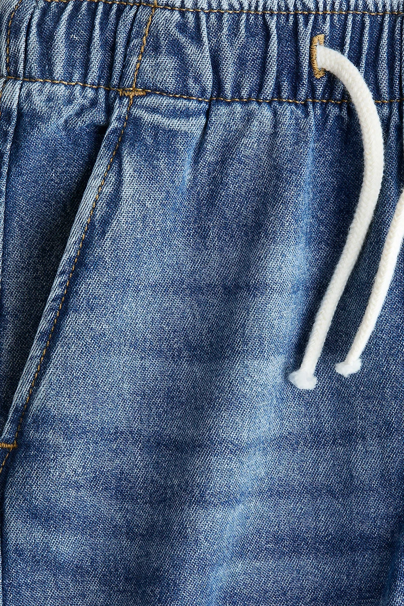 Pantalon de jogging en denim coton