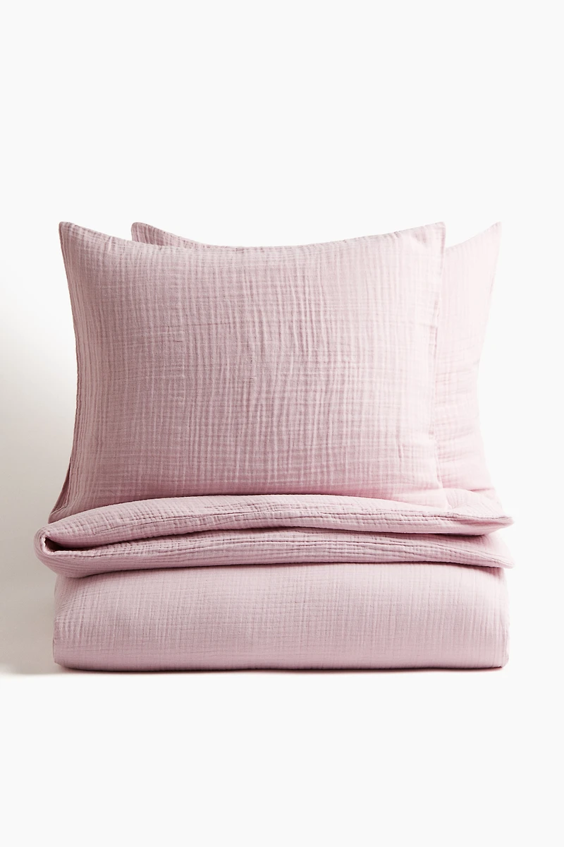 Muslin King/Queen Duvet Cover Set