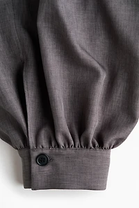 MAMA Pleated Balloon-Leg Pants