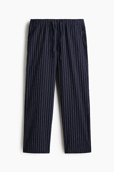 Relaxed-Fit Linen-Blend Pants
