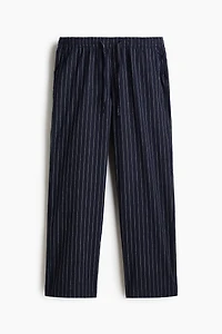 Relaxed-Fit Linen-Blend Pants
