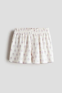 Short imprimé en jersey de coton