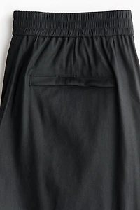 Easy Care Loose-Fit Linen-Blend Pants
