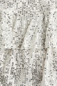 Tiered Sequined Skirt