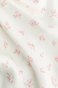 Cowl-Neck Satin Dress
