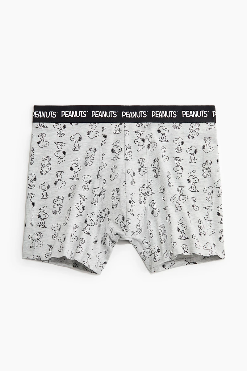 3-Pack Printed Cotton Boxer Briefs