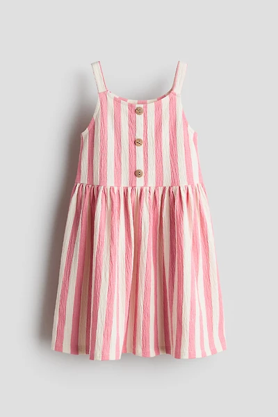 Robe texturée en coton