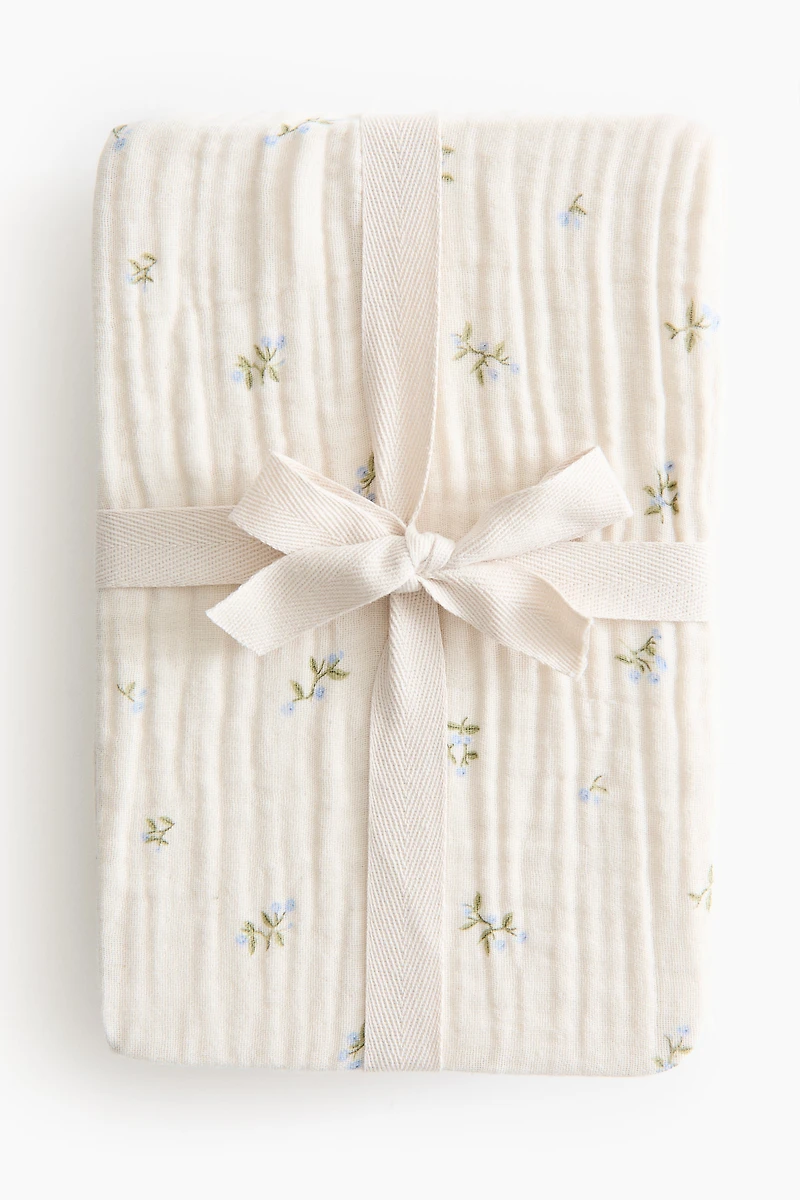 Muslin Fitted Crib Sheet
