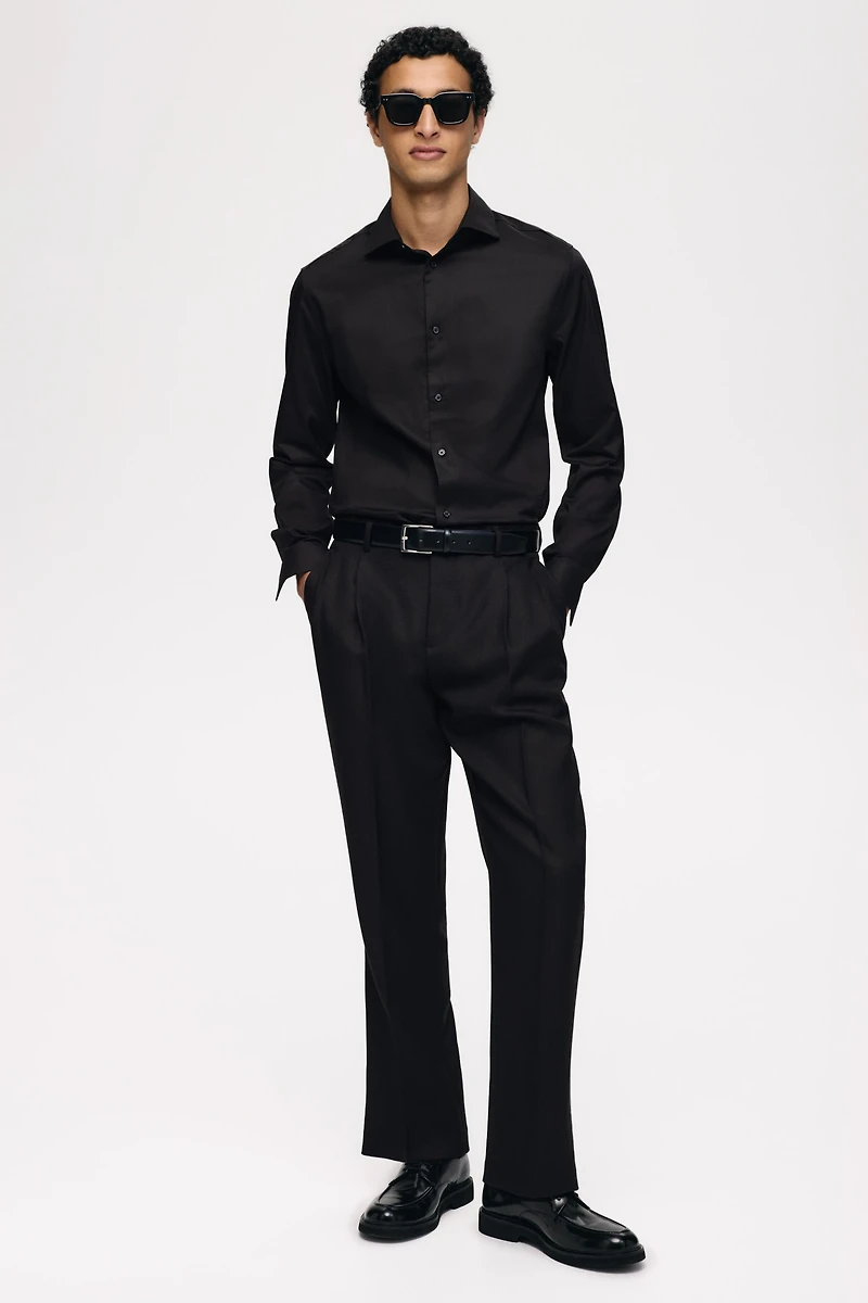 Slim-Fit Cotton Shirt
