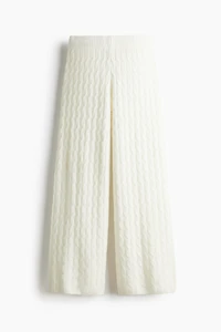 Cable-Knit Pants