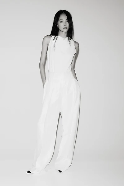 Cowl-Neck Sleeveless Top