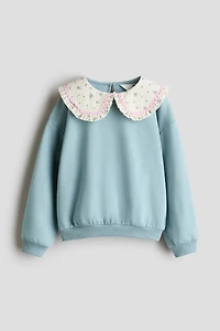 Sweatshirt with Collar