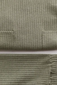 2-Piece Ribbed Cotton Set