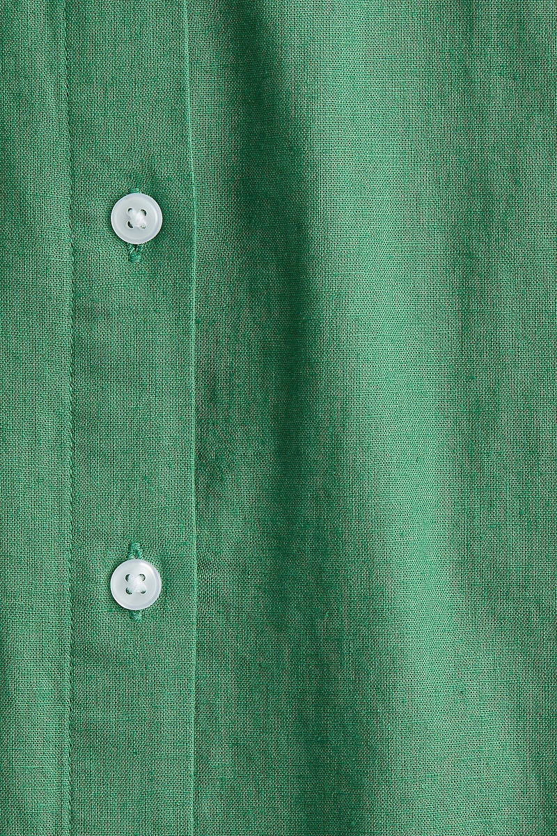 Linen-Blend Shirt