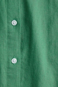 Linen-Blend Shirt