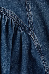 Robe en denim avec jupe évasée