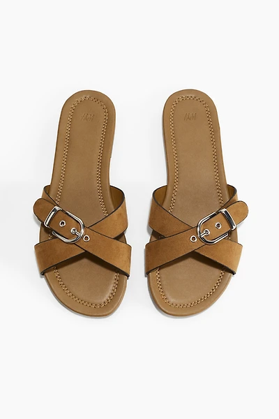 Crossover-Strap Sandals
