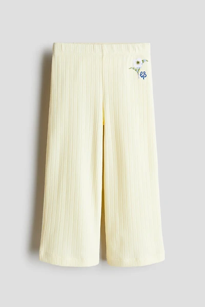 Pointelle Jersey Pants