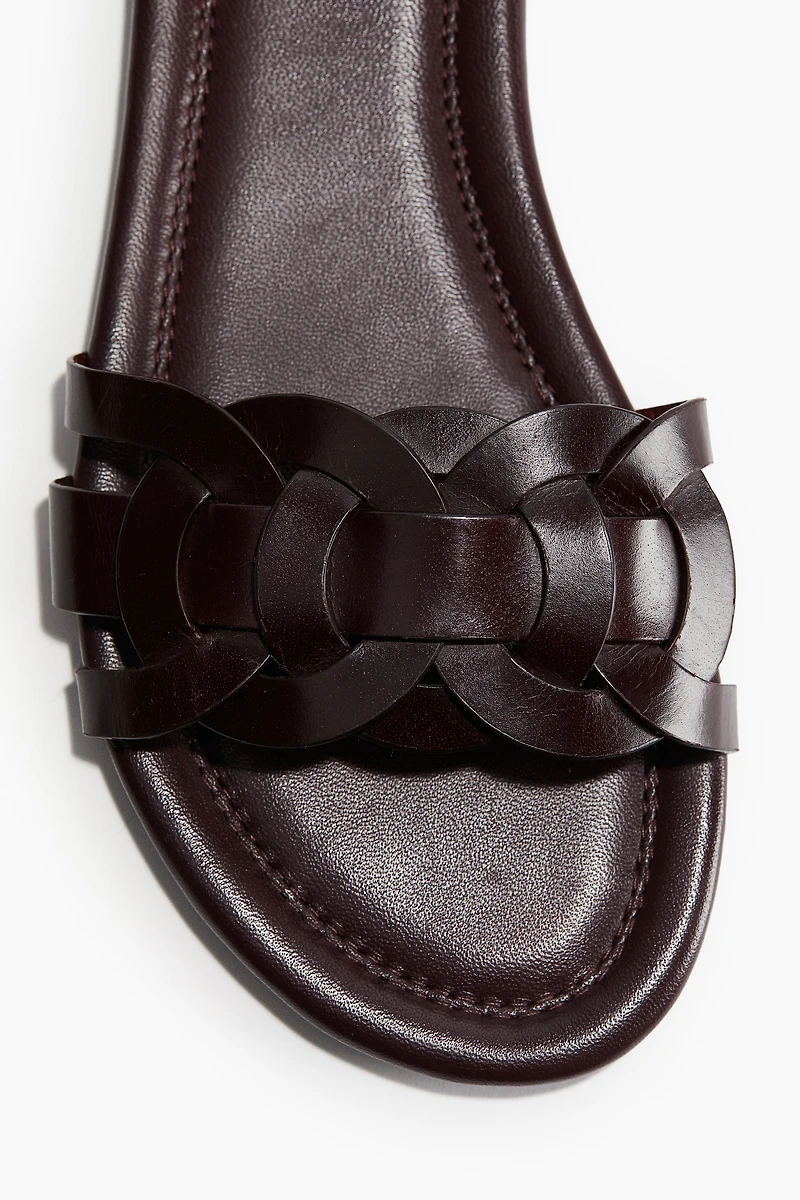 Sandales en cuir