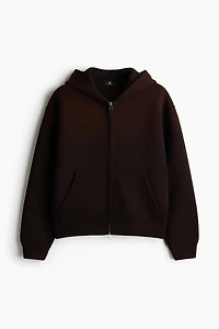 Relaxed-Fit Boxy Scuba Hooded Jacket