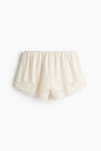 Short de pyjama avec dentelle