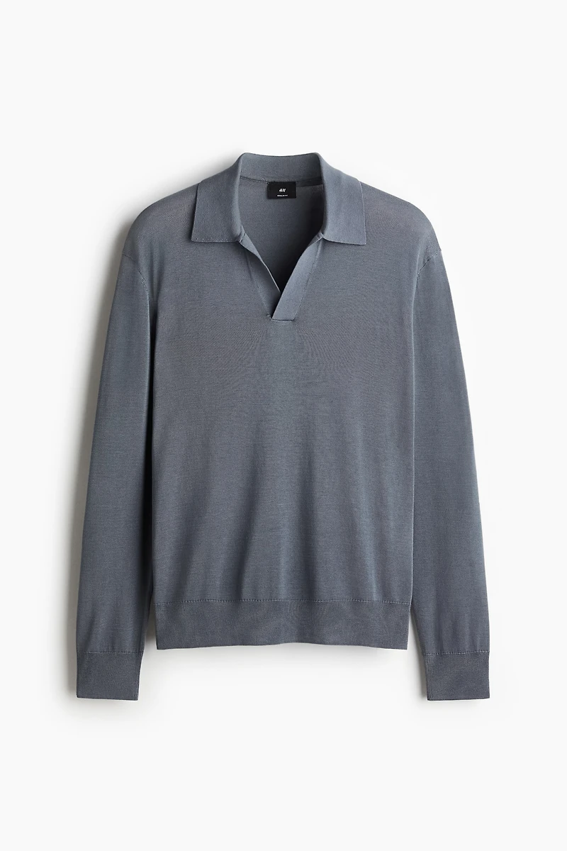 Polo classique en fin tricot