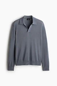 Polo classique en fin tricot