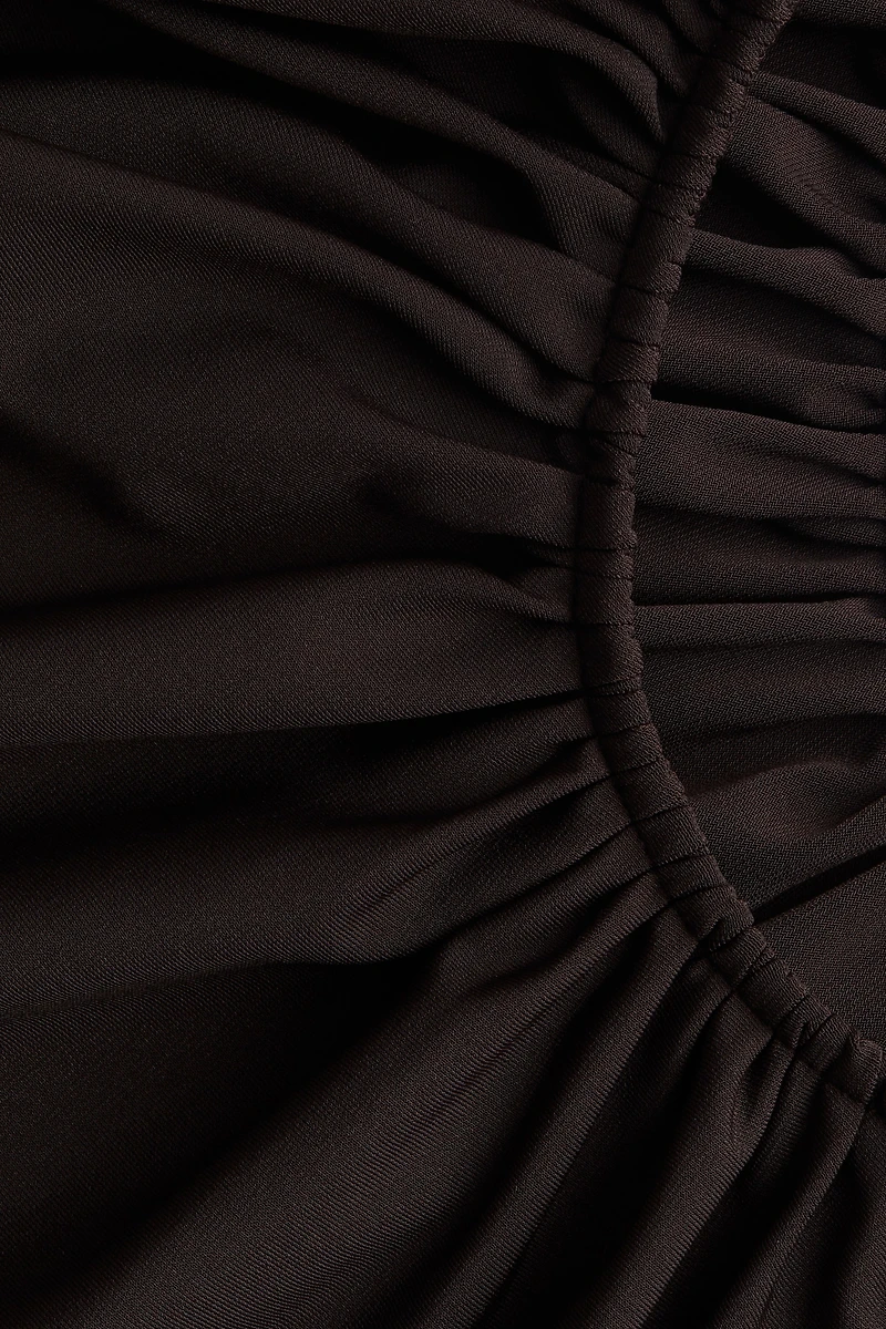 Draped Cutout Dress