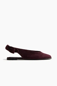 Suede Slingbacks