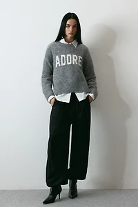 Jacquard-Motif Sweater