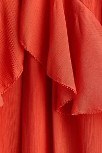 Oversized Flounced Dress