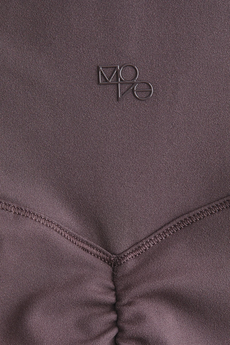 Legging de sport avec détail froissé