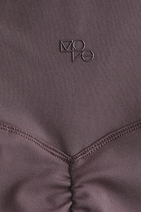 Legging de sport avec détail froissé