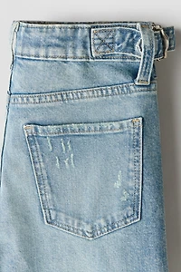 Jean à jambes larges