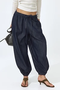 Denim Balloon Pants