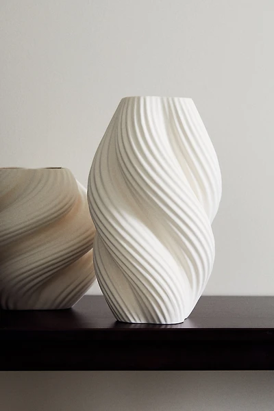 Tall Stoneware Vase