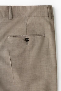 Pantalon de costume classique en laine mélangée