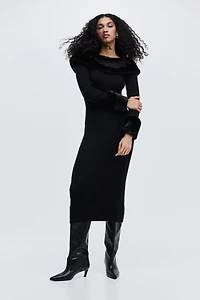 Knit Off-the-Shoulder Dress