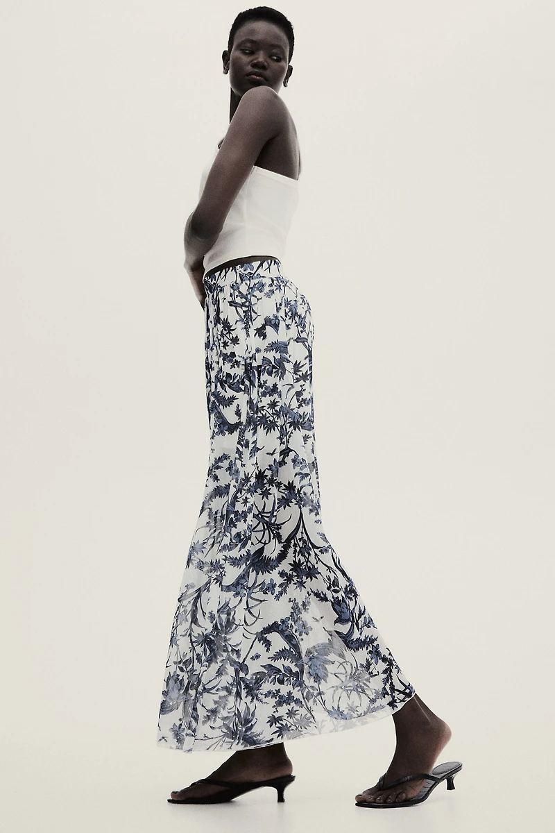 Chiffon Maxi Skirt