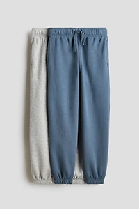 Lot de 2 pantalons jogging en molleton