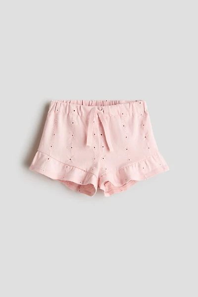 Short avec broderie anglaise