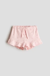 Short avec broderie anglaise