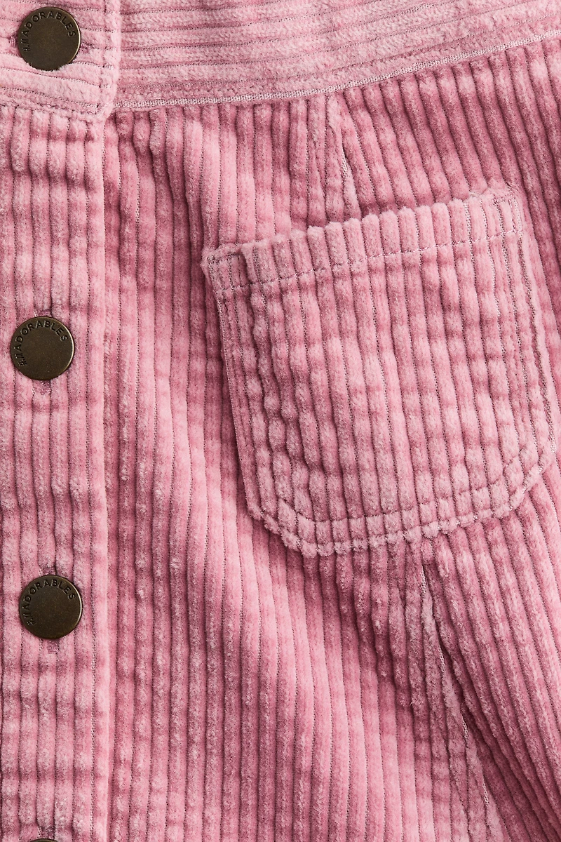 Corduroy A-Line Skirt