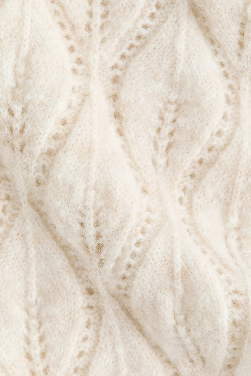 Chandail en tricot pointelle