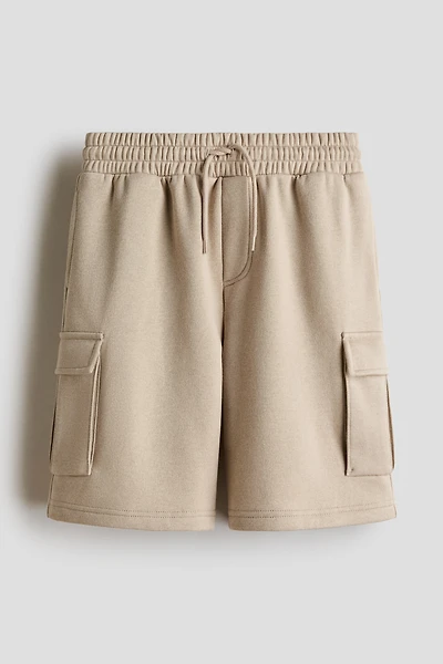 Short cargo en molleton