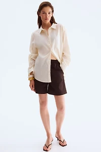 Cotton Shorts with Drawstring