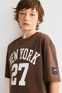 Loose-Fit Printed T-Shirt