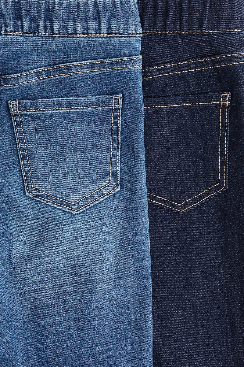 Lot de 2 jeans à jambes larges