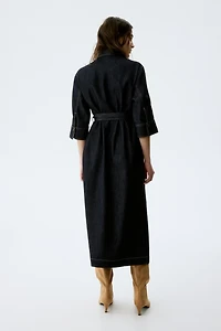 Robe chemise MAMA en denim